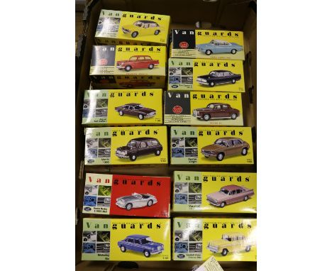 12 Vanguards. Including Wolseley Six. Sutin Healey E3000 MkII. Vauxhall PA Cresta. Vauxhall Victor F Series MkI. Austin Alleg