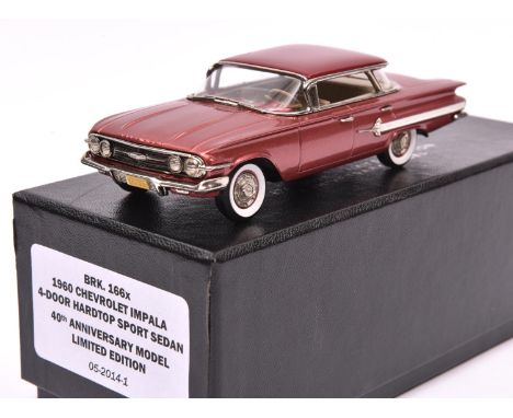 Brooklin Collection. A '40 Years of Brooklin Models 1974-2014 Limited Edition Anniversary Model 1960 Chevrolet Impala 4-door 