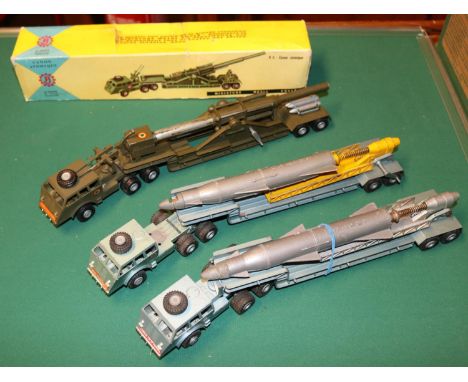 A quantity of Various Makes. A French FJ Canon Atomique, A Military heavy duty 3-axle Tractor Unit with semi-trailer low-load