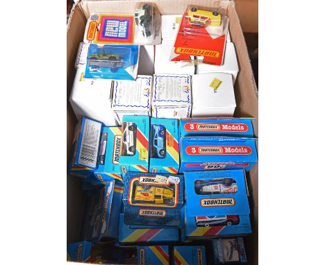 50x Matchbox items. Including 11x YY66; Her Majesty's Gold State Coach (40th Anniversary). 3x Matchbox Speed Kings; K-8 Cater