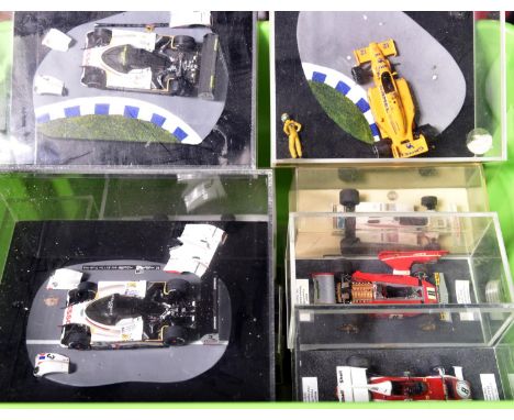 20x white metal 1:43 scale racing cars. Including Formula One, etc. Some built from Kits, Scale Racing Cars, Tameo, Tenariv, 