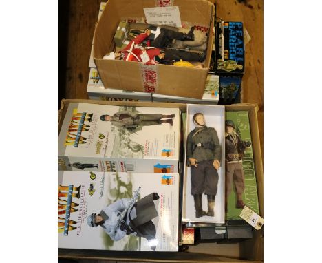 15 Dragon 'Action Figure' (Action Man style dolls). All look to be German, American, British and Russian style military figur