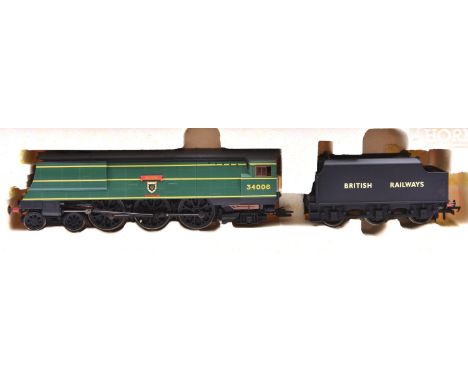 Hornby Hobbies 1948 Nationalisation West Country Class 4-6-2 Tender Locomotive 'Bude' (R.2685), RN34006. Locomotive in lined 