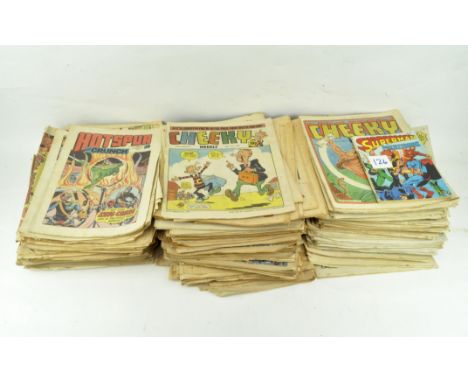A box of old Children's comics, including 'Cheeky' from the 1970's (one box) 