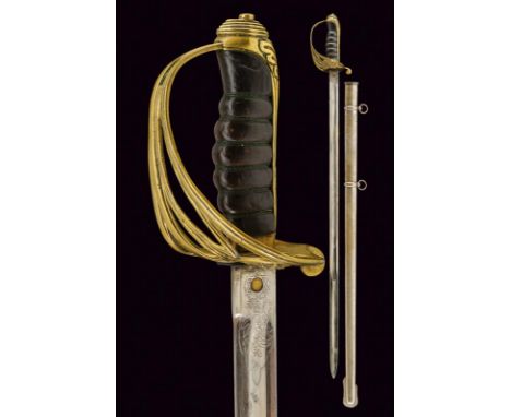 dating: Late 19th Century provenance: England, Straight, single-and false-edged blade with large, central fuller, first part 