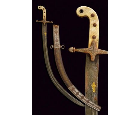 dating: Second part of the 20th Century provenance: Indopersia, Curved, single-edged blade, with fuller and raiser, a marking