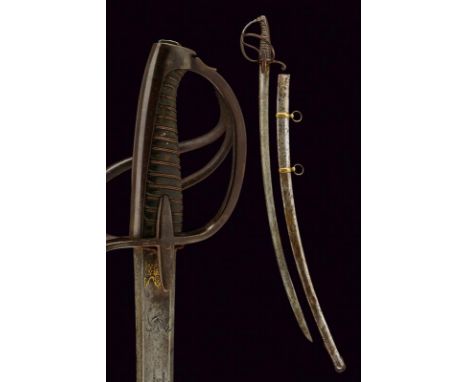 dating: first quarter of the 19th Century provenance: France, Curved, single-and short false-edged blade, with fuller, engrav