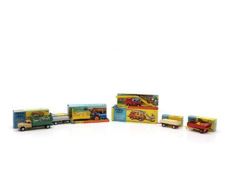 A collection of Corgi Toys, comprising a Working Conveyor on forward control Jeep 64, in original box with cardboard insert, 