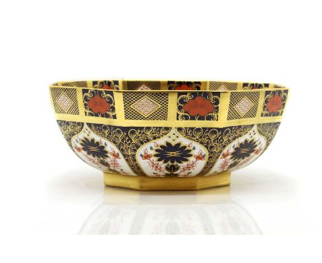 A Royal Crown Derby ‘Imari’ bowl, date code XLII for 1979, 28cm diameterCondition ReportNo cracks or damage.