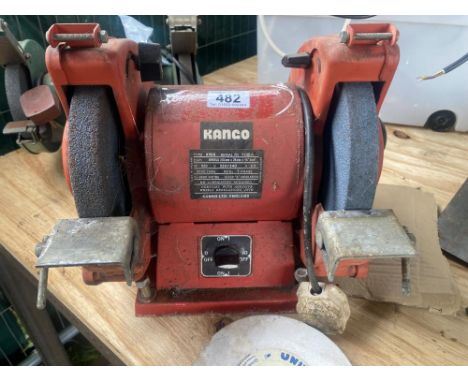 A Kango heavy duty dual bench grinder