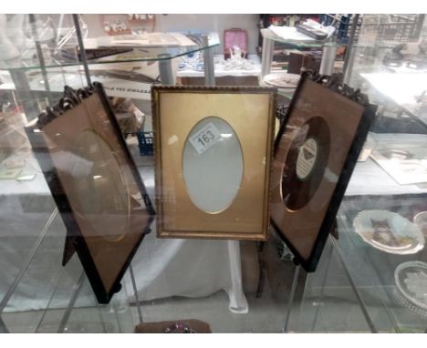 A pair of vintage photo frames &amp; 1 other