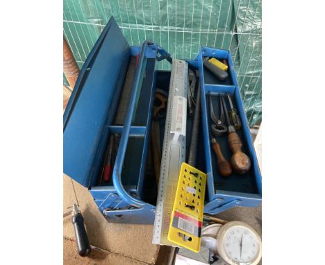 A good clean metal cantilever toolbox etc