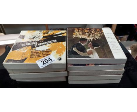 A quantity of 8mm music &amp; reel to reel audio tapes including West Side Story, Nut cracker suite, Nat King Cole