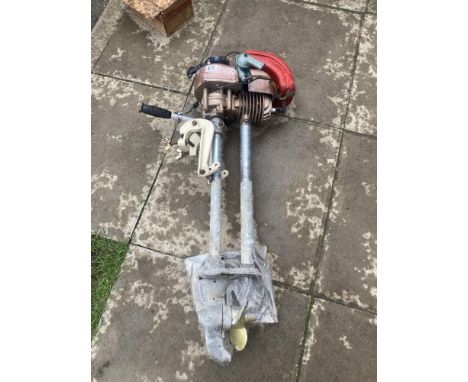 An outboard J.A.P engine