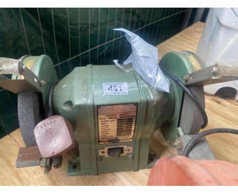 A Nutool duel bench grinder, Heavy duty allball bearing