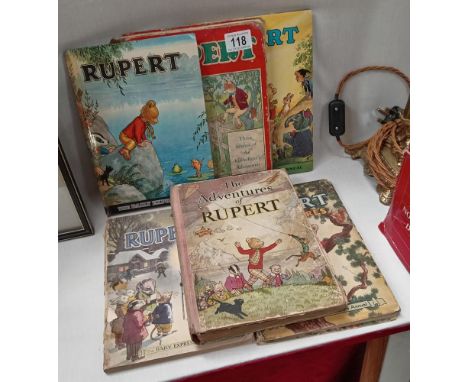 A quantity of vintage Rupert annuals