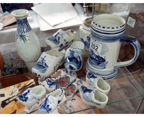 A quantity of Delftware etc