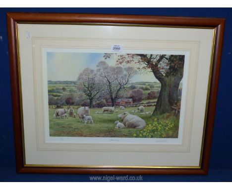 A framed and mounted Anthony Fraser limited Edition Print no. 149/2000 entitled 'Mother's Day' with a Hood &amp; Broomfield c