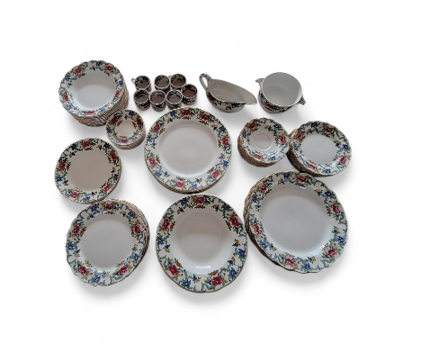 An 154 piece lot of 20th Century ceramics to include a large collection comprising of Booths Flora Dora dinner service. Odd p
