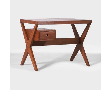 Pierre Jeanneret (Swiss, 1896-1967),  a 'Secretariat' desk, model 'PJ-TA-12-A', also known as 'Steno’s desk', designed for th
