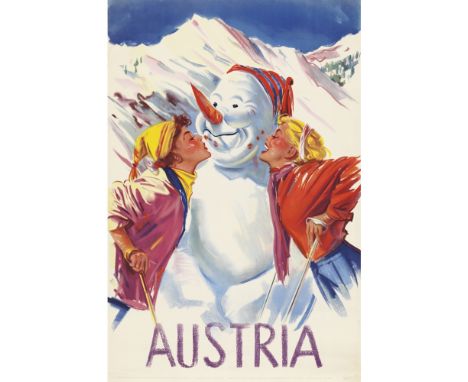 ANONYMOUS  AUSTRIA   offset lithograph, condition A; not backed  95cm x 64cm (37.5in x 25in)
