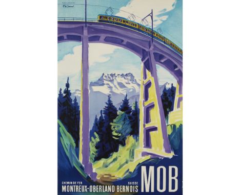 P.U.  MOB   lithograph, condition A-; not backed  102cm x 64cm (40in x 25in)