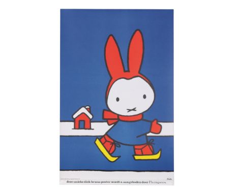 DICK BRUNA (1927-2017)  MIFFY, PAMPERS   lithograph, 1963, condition A; not backed  61cm x 39cm (24in x 15.5in)
