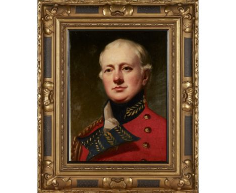 FOLLOWER OF HENRY RAEBURN  PORTRAIT OF GENERAL CAMPBELL   oil on board  48cm x 36cm (19in x 14in)