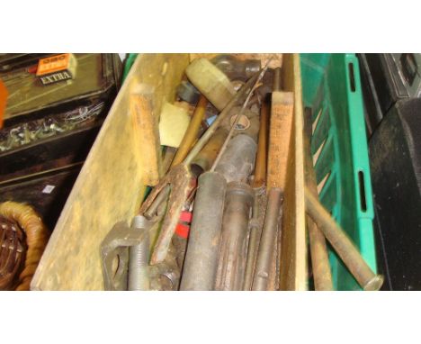 Plastic box and one other of tools