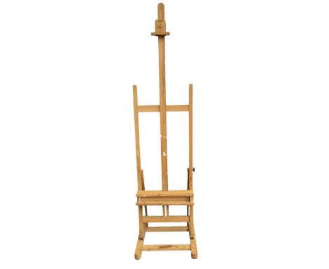 WINSOR &amp; NEWTON; a modern adjustable artist's easel, height 197cm.