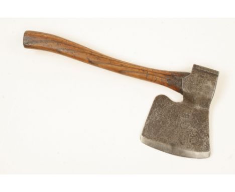 A little used coachbuilders R/H side axe by WARD with 7" edge and ash handle G+