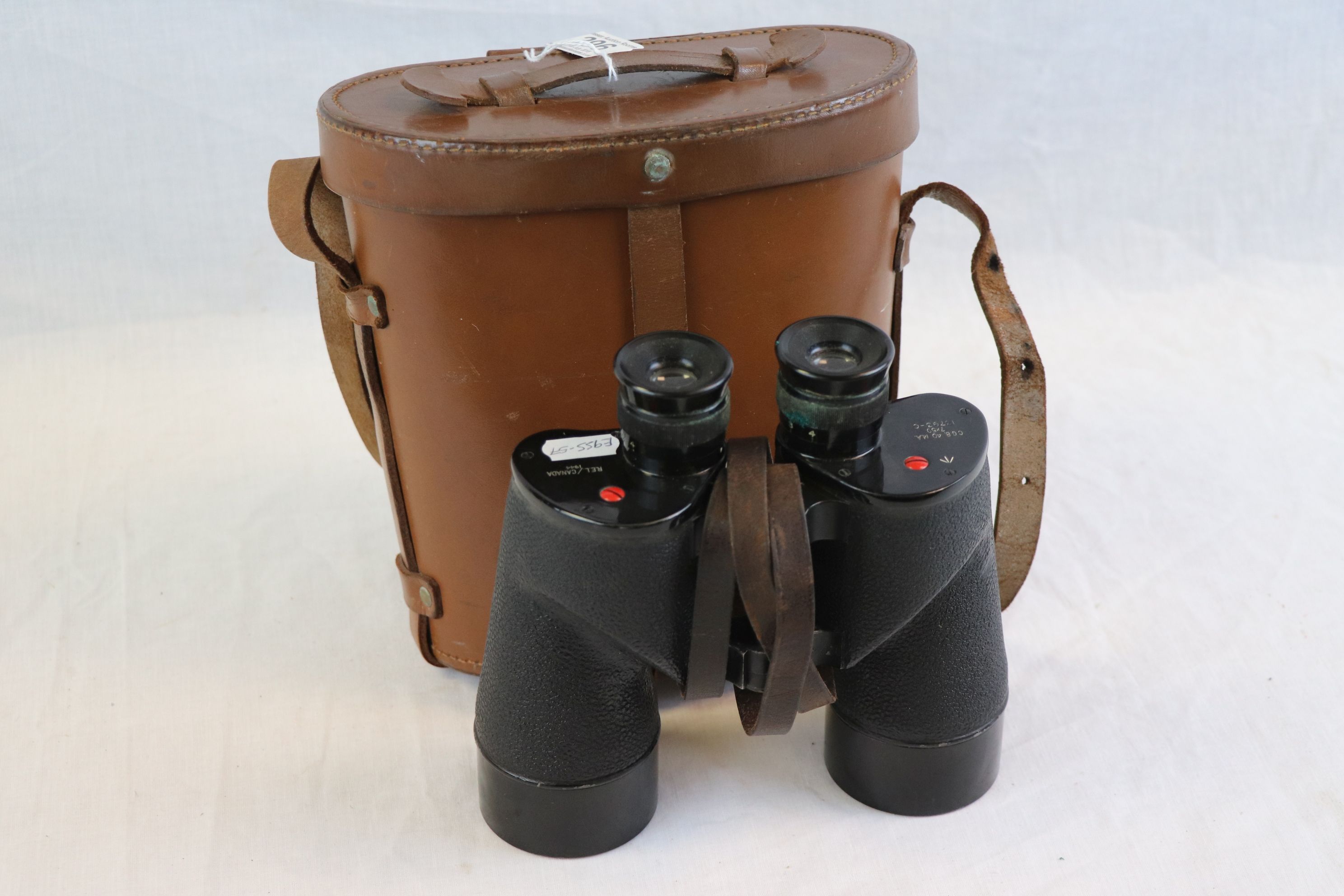 Pair Of WW2 Canadian Binoculars, C.G.B. 40 M.A. 7x50 13793-C. Dated ...