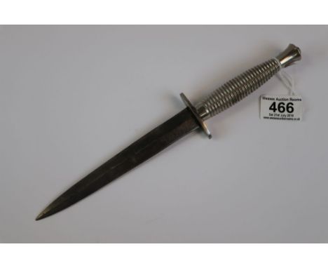 A Early Pattern Fairbairn Sykes Commando Dagger By Wilkinson Sword.