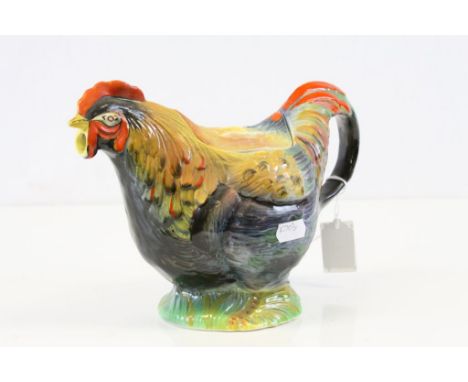 Vintage hand painted "Rooster" Teapot with registration number to base