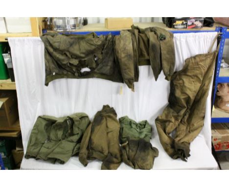 Film Props from the 2014 American War Movie ' Fury ' featuring Brad Pitt - Clothing including American Military Jacket, Ameri