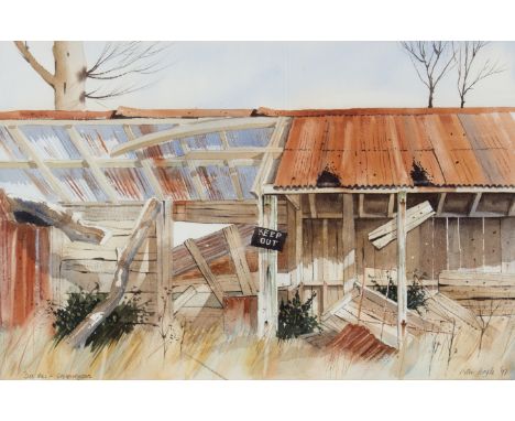 Peter Boyle (British, 20th Century)/Des-Res, Gotherington/signed and dated '97/watercolour, 31cm x 48cm/Note: Property of a C