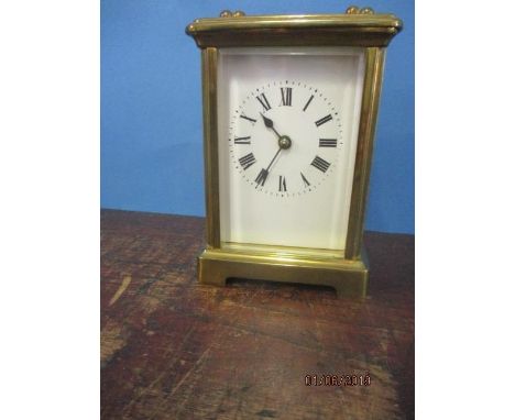A late 20th century five window carriage clock 