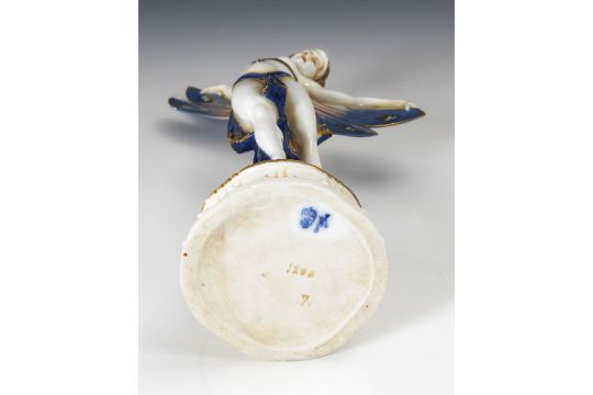 Seltene Art Deco Tanzerin E A Muller Schwarza A Rare Art Deco Porcelain Figure Of A Dancer