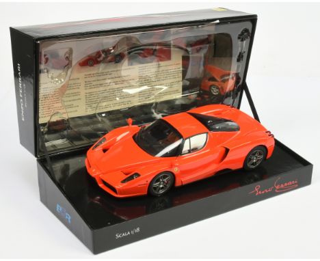 BBR Models Kyosho 1/18th scale Enzo Ferrari - orange red, orange seats and alloy wheels Conditions generally Mint with access