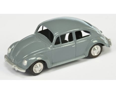 Marklin 8005 Volkswagen Saloon (Beetle) - Grey body, silver trim and cast spun hubs with Herringbone style tyres - This unbox