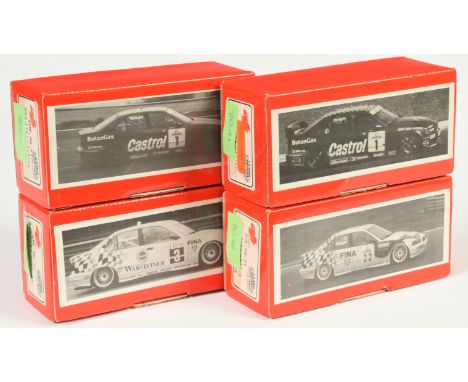 Gamma Models (La Miniera) resin &amp; metal 1/43rd scale kits to include BMW 318i "Castrol";&nbsp; similar but "ADAC", Plus o