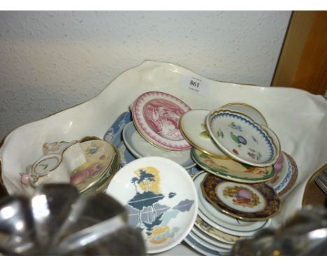 Modern Minton floral decorated bowl and a quantity of modern Minton, Worcester and other dinnerware, together with a set of m
