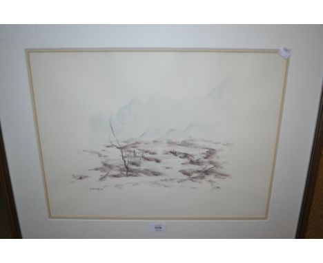 Silver gilt framed watercolour, entitled ' Camouflage ', indistinctly signed, framed coloured print of sailing vessels at sea