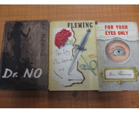 Ian Fleming, ' For Your Eyes Only ', First Edition with dust jacket, together with a Fourth impression  ' The Spy Who Loved M