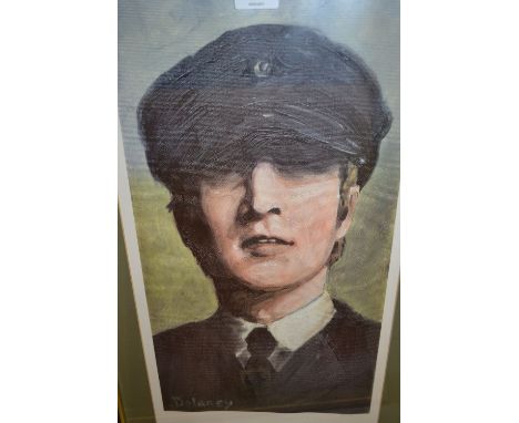 Arthur Delaney, Limited Edition print, portrait of John Lennon, published by Henry Donn Galleries