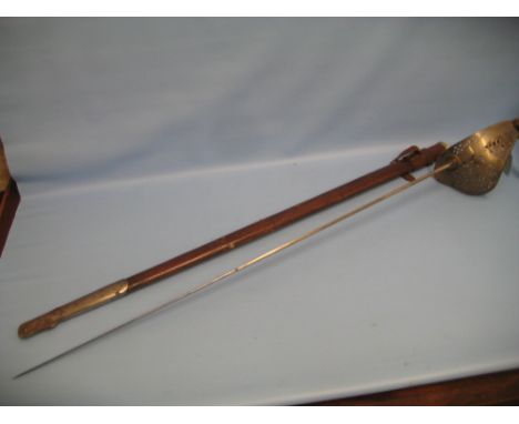 George V Infantry Officer's sword by Wilkinson (Indian Army), the blade etched R. Whyte