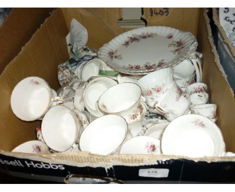 Royal Albert Lavender Rose pattern tea service