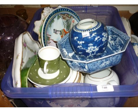 Set of four Susie Cooper coffee cups and saucers and a quantity of various dinner and tea ware