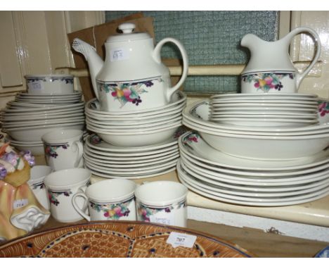 Royal Doulton Autumn Glory pattern, eight place setting dinner and tea service