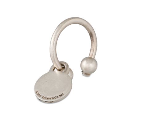 A TIFFANY &amp; CO KEY RING, Sterling silver
